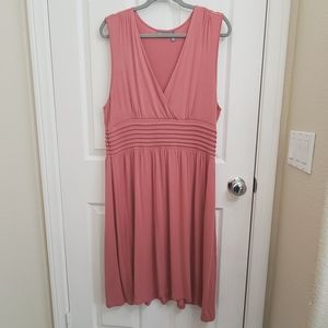 Apt 9 Rustic Orange A-line Sleeveless Dress PXL - Petite XL